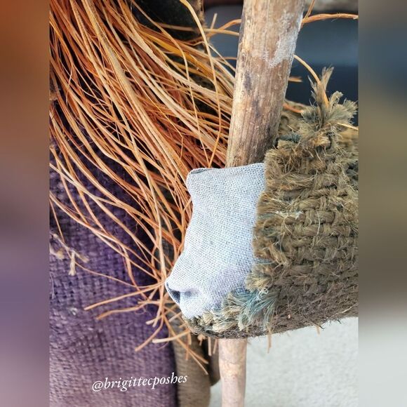 HALLOWEEN 27" Tall Witch with Broom Decoration - Picture 10 of 15